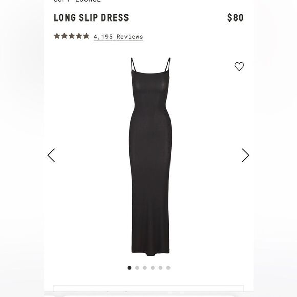 Skim SOFT LOUNGE LONG SLIP DRESS - Picture 2 of 2